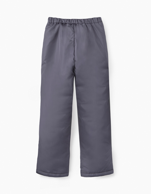 Серые зимние брюки для девочки