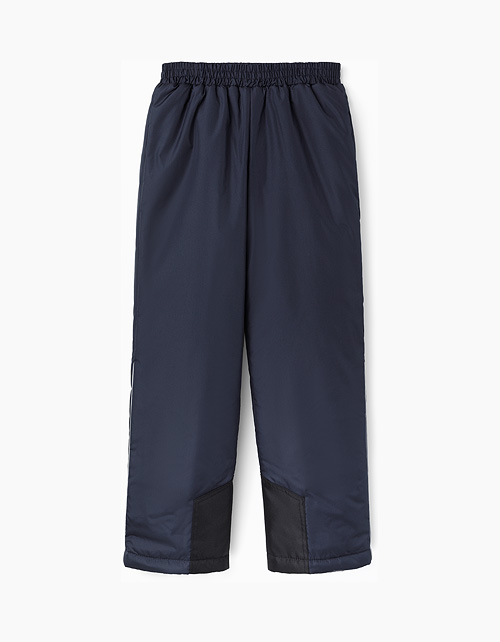 Графитовые утепленные брюки для мальчика