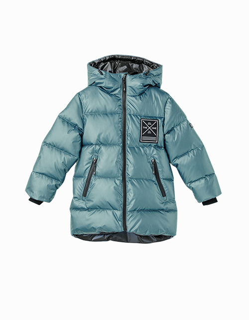 Купить темно-зеленую зимнюю куртку бренда BellBimbo на синтепоне