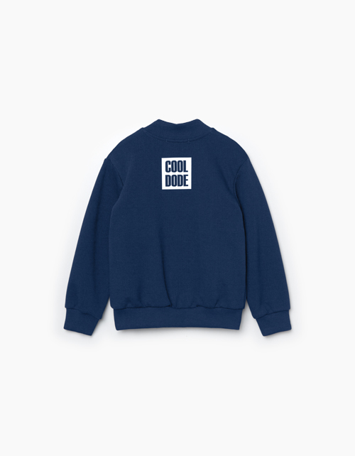 Темно-синий жакет-бомбер бренда BellBimbo Купить темно-синий жакет-бомбер бренда BellBimbo