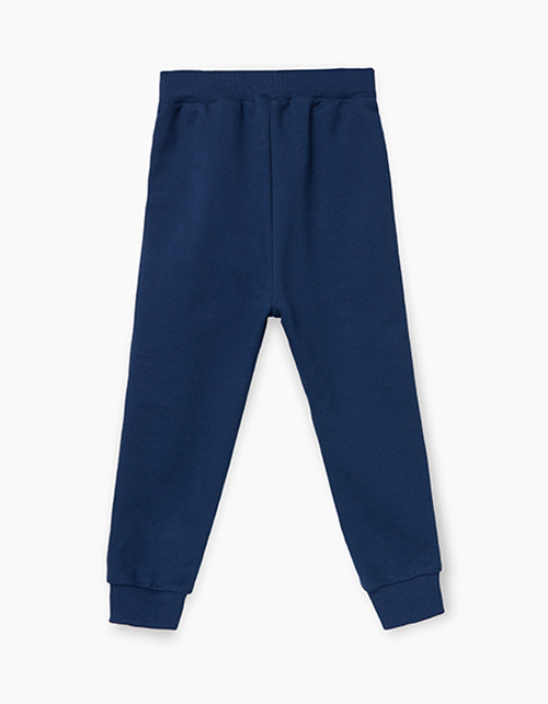 Брюки джоггеры из темно-синего футера бренда BellBimbo