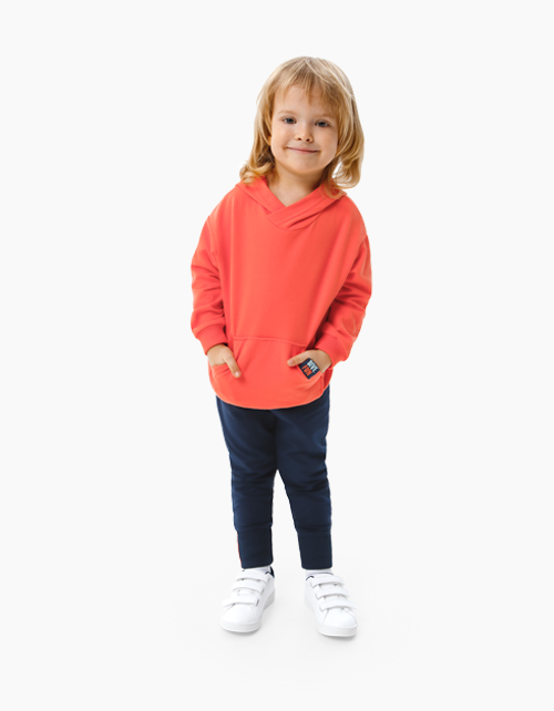 Купить коралловое худи для мальчика BellBimbo