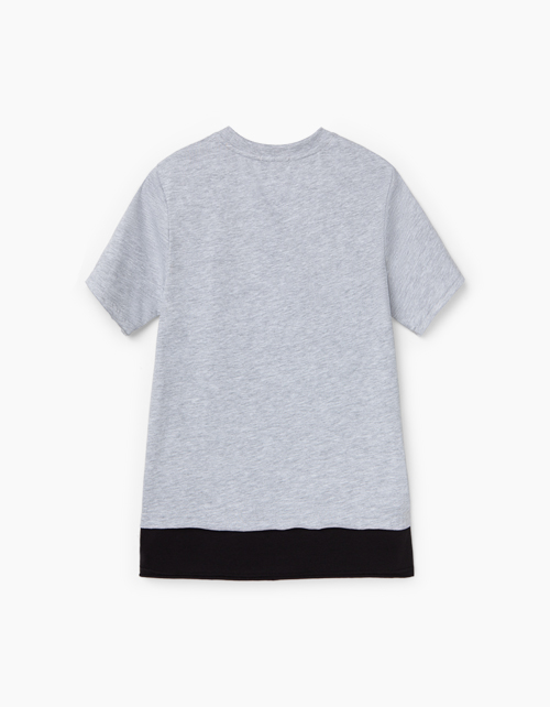 Футболка цвета серый меланж для мальчика Купить футболку цвета серый меланж для мальчика bellbimbo