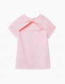 Купить базовую розовую футболку для девочки