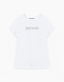 Купить базовую белую футболку Bellbimbo для девочки