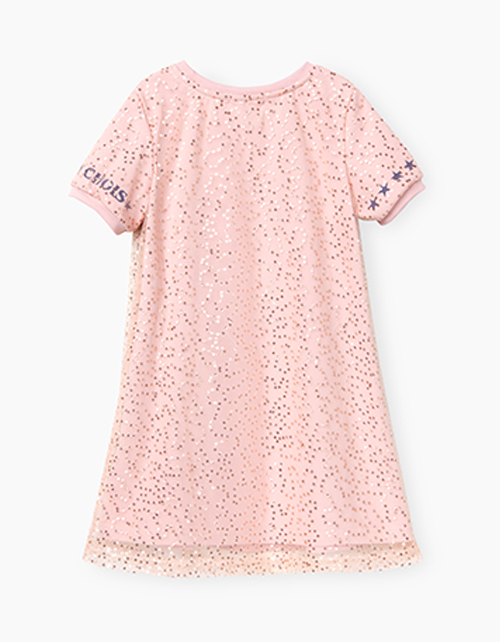 Коралловое нарядное платье А-силуэта бренда BellBimbo