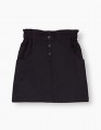 Купить черную мини-юбку на эластичном поясе