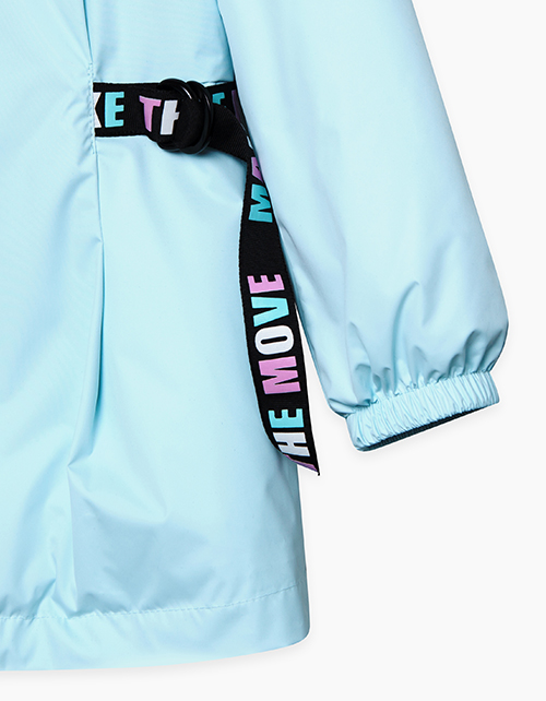 Купить утепленную светло-бирюзовую куртку бренда Bellbimbo для девочки