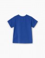 Купить синюю футболку с принтом для мальчика
