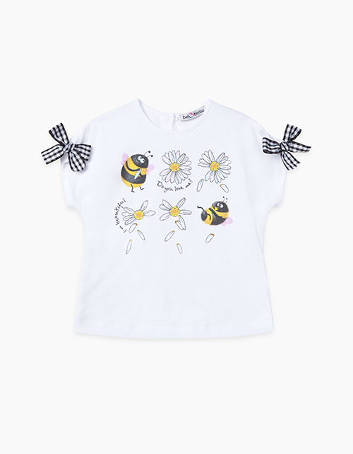 Купить белую футболку полуприлегающего силуэта