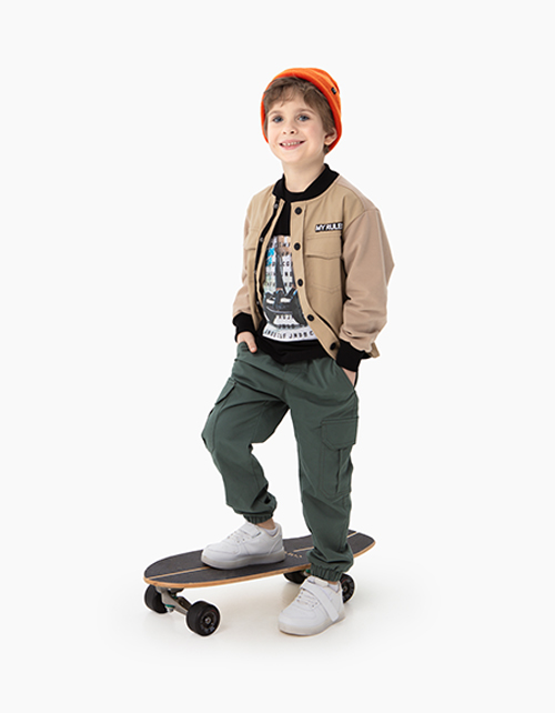 Светло-бежевый жакет-рубашка для мальчика Купить светло-бежевый жакет-рубашка для мальчика