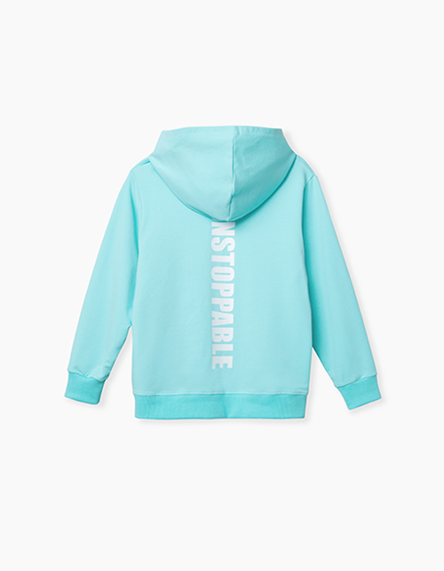 Светло-бирюзовое свободное худи Купить светло-бирюзовое свободное худи