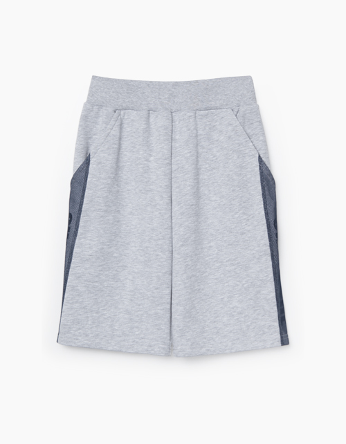 Шорты цвета серый меланж для мальчика Купить шорты цвета серый меланж для мальчика