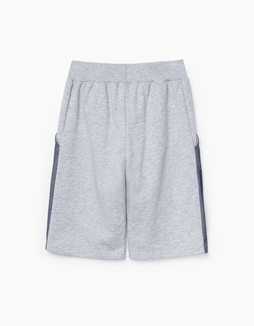 Шорты цвета серый меланж для мальчика Купить шорты цвета серый меланж для мальчика
