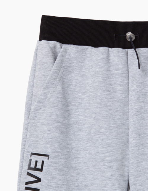 Купить шорты цвета серый меланж для мальчика