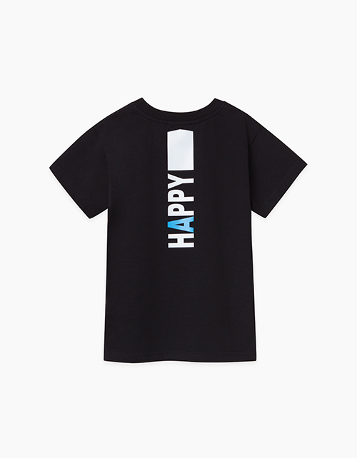 Купить базовую черную футболку для мальчика