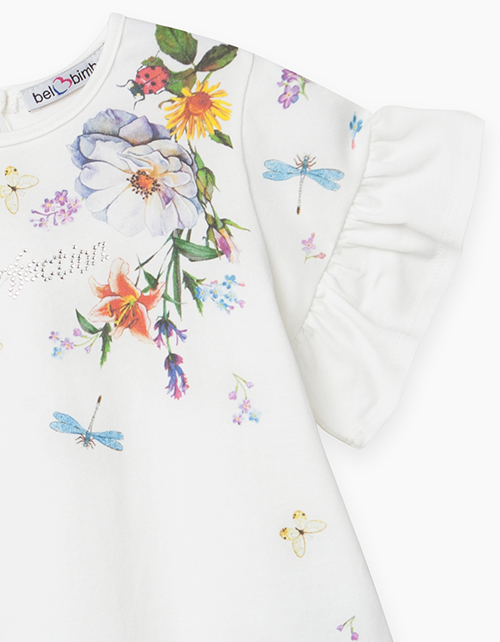 Купить молочную футболку для девочки