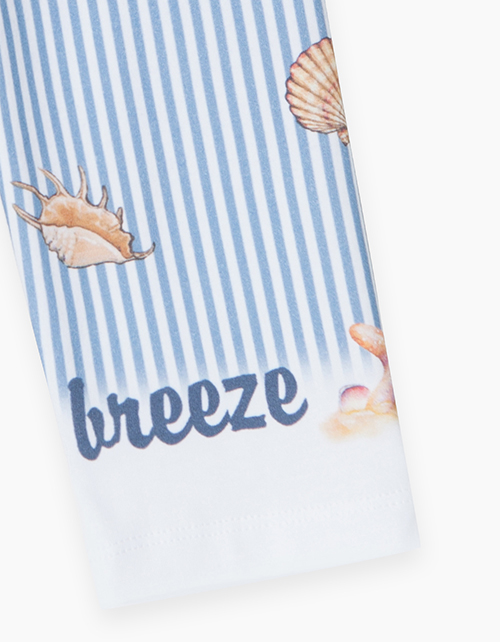 Купить бриджи в полоску для девочки