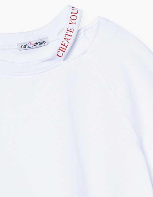 Купить белый топ для девочки