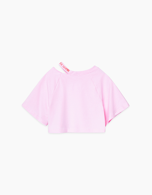 Купить светло-розовый топ для девочки