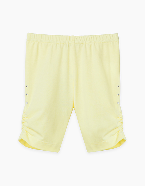 Купить светло-желтые шорты для девочки