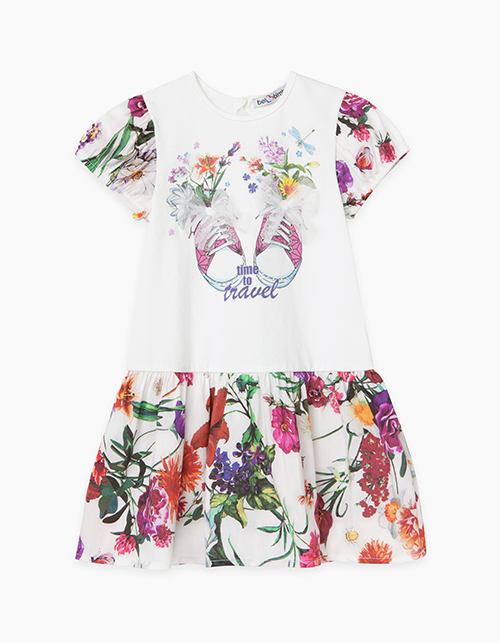 Летнее платье с набивным принтом Купить летнее платье с набивным принтом