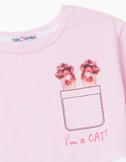 Купить светло-розовое комбинированное летнее платье