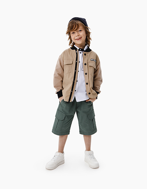 Шорты-карго цвета хаки для мальчика Купить шорты-карго цвета хаки для мальчика