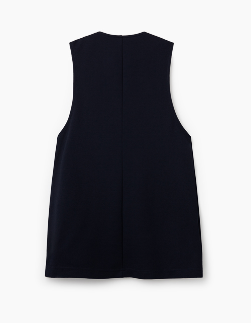 Купить темно-синий жилет для девочки