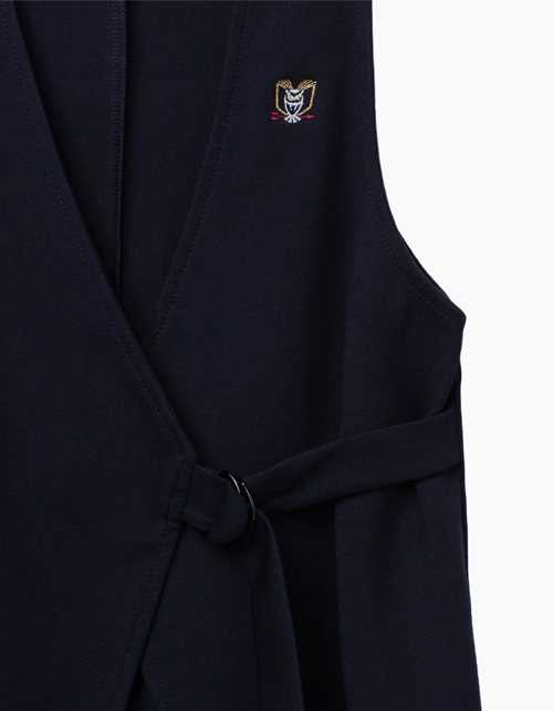 Купить темно-синий жилет для девочки