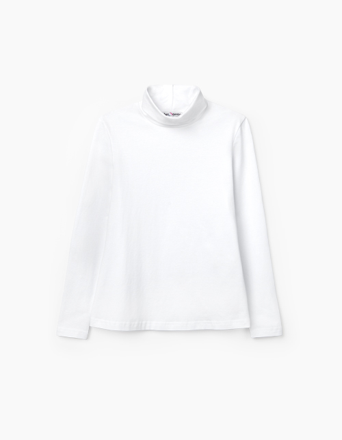Белый джемпер-водолазка для девочки Купить белый джемпер-водолазку для девочки