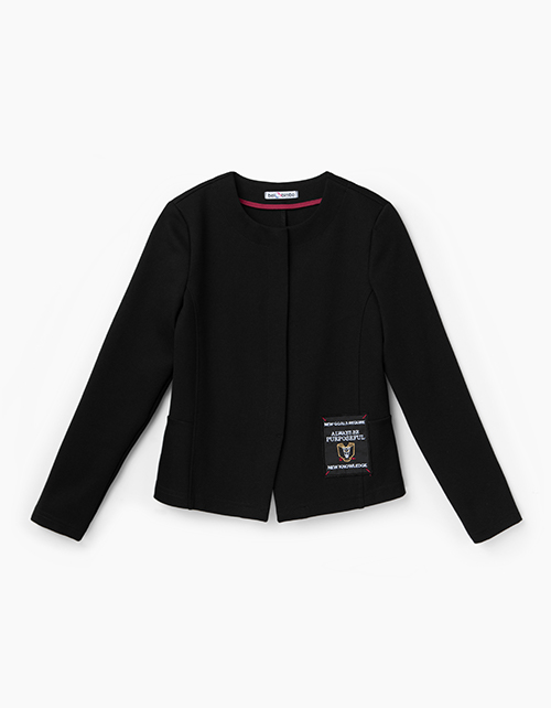 Черный жакет для девочки Купить черный жакет для девочки