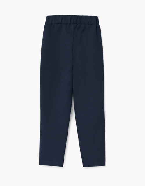 Темно-синие брюки в клетку для девочки Купить темно-синие брюки в клетку для девочки