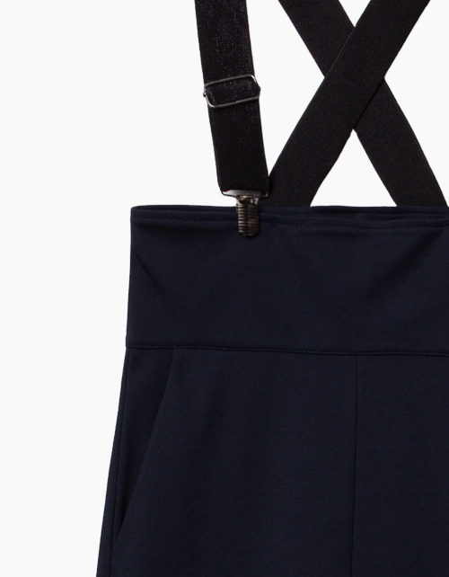 Темно-синий школьный полукомбинезон для девочки Купить темно-синий школьный полукомбинезон для девочки