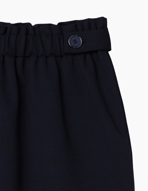 Купить прямую школьную юбку темно-синего цвета