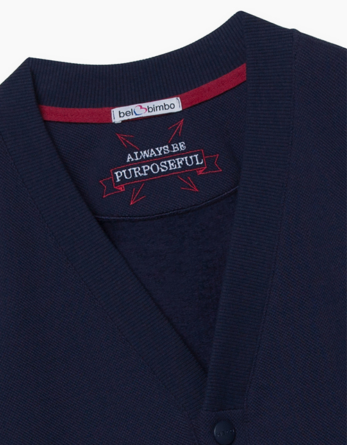 Темно-синий жакет для мальчика Темно-синий жакет для мальчика