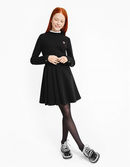 Купить черное платье А-силуэта