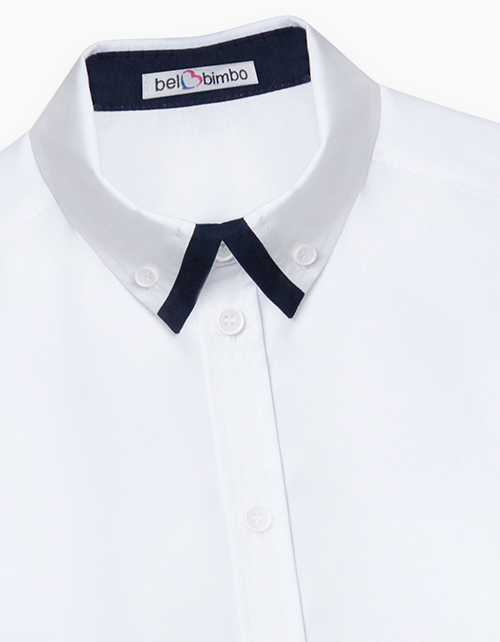 Белая рубашка для мальчика Белая рубашка для мальчика