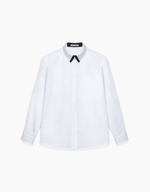 Белая рубашка для мальчика Белая рубашка для мальчика