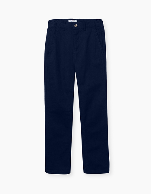 Темно-синие брюки для мальчика Темно-синие брюки для мальчика
