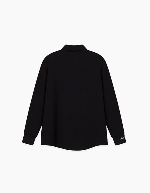 Двухцветная рубашка со съемным галстуком для мальчика