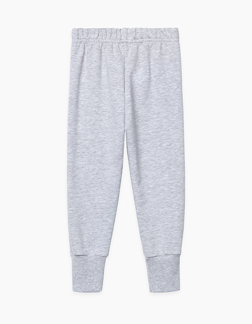 Брюки-джоггеры цвета серый меланж