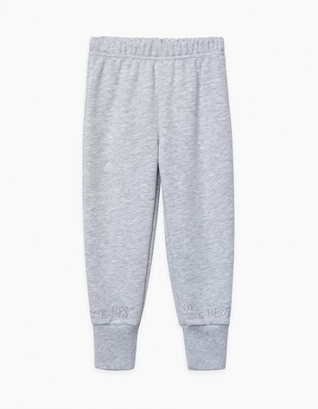 Брюки-джоггеры цвета серый меланж