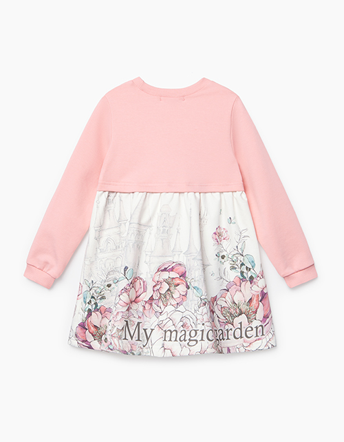 Светло-коралловое платье