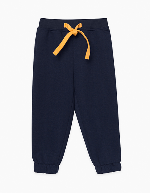 Темно-синие брюки-джоггеры для мальчика