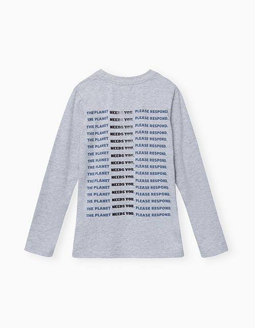 Серый лонгслив для мальчика Серый лонгслив для мальчика