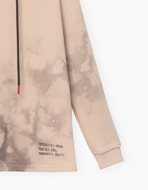 Худи с принтом tie-dye для мальчика Худи с принтом tie-dye для мальчика