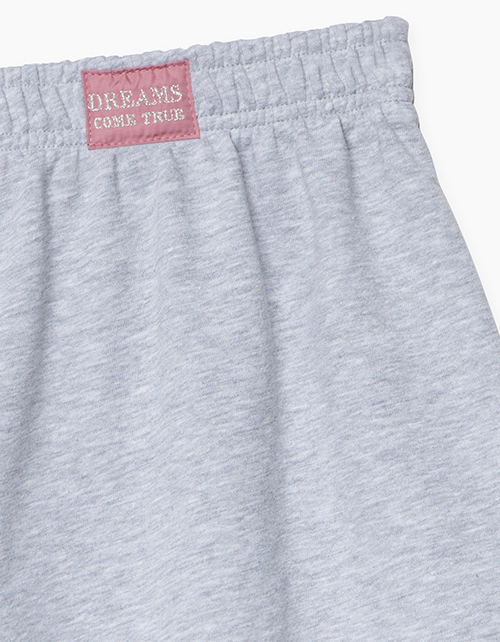 Юбка-трапеция цвета серый меланж Юбка-трапеция цвета серый меланж