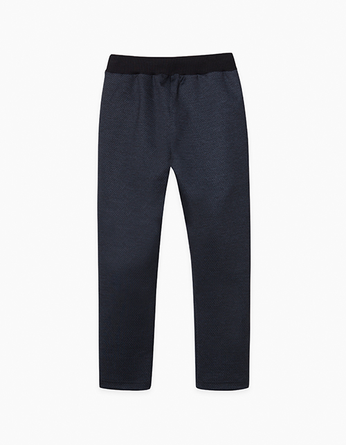 Темно-графитовые брюки на мягком поясе для мальчика