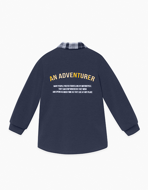 Фланелевая рубашка в клетку для мальчика Фланелевая рубашка в клетку для мальчика